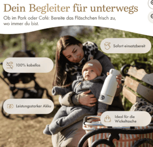 MAINAABABY Babyflaschenwärmer tragbar - JR07PRO, Bild 3