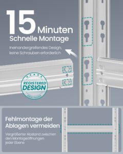 SONGMICS Schwerlastregal, Bild 3