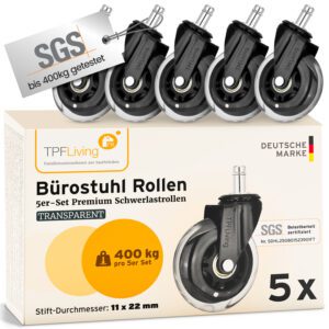 Produktbild Castorrollen für Bürostühle von TPFLiving