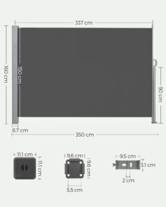 SONGMICS Seitenmarkise, Bild 3