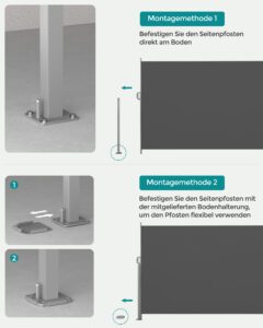 SONGMICS Seitenmarkise, Bild 6