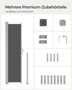SONGMICS Seitenmarkise, Bild 7