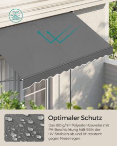 SONGMICS Klemmmarkise, Bild 3