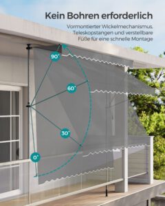 SONGMICS Klemmmarkise, Bild 5