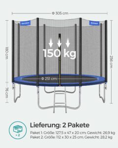 SONGMICS Trampolin, Bild 7