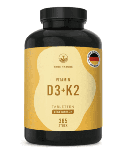 Produktbild Vitamin D3 K2 Kapseln von TRUE NATURE