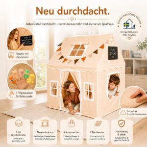 Produktbild Kinderzelt mit Theaterfunktion von TIME4OFFLINE