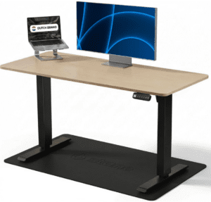 Produktbild Höhenverstellbarer Schreibtisch – Zit sta Oak-Zwart 160×80 von Stane