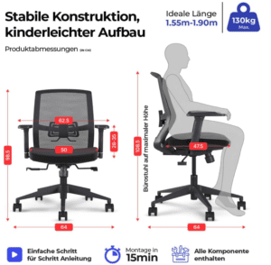Produktbild Bürostuhl – Classic Basic von Stane