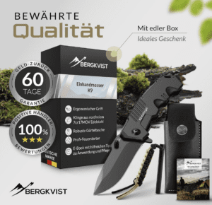 BERGKVIST Outdoor Klappmesser - K9, Bild 6