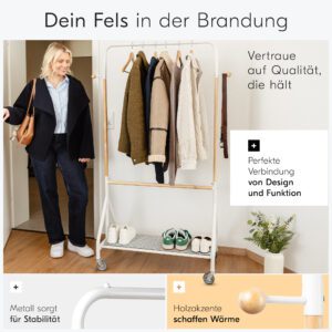 Produktbild Kleiderständer auf Rollen – Aska von Nordrack
