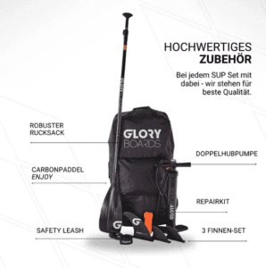 Glory Products GmbH aufblasbares Stand up Paddle Board - Cross 11'0'', Bild 3
