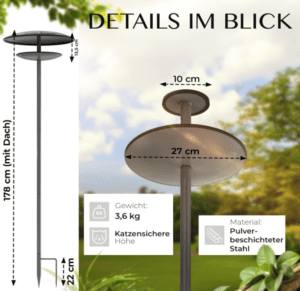 Produktbild Vogelhaus mit Ständer von FEDERWELT