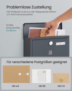 SONGMICS Briefkasten, Bild 3