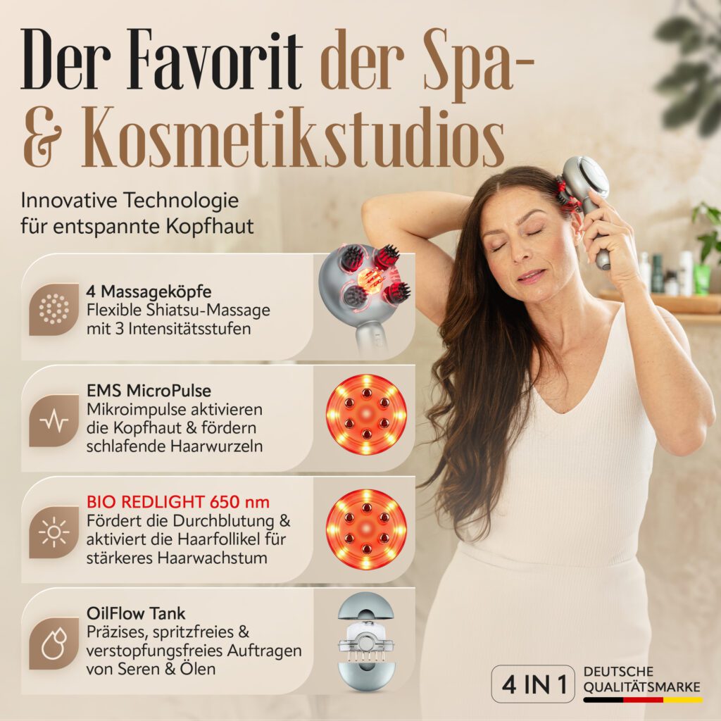 miruá lab Head Spa Massager 4in1