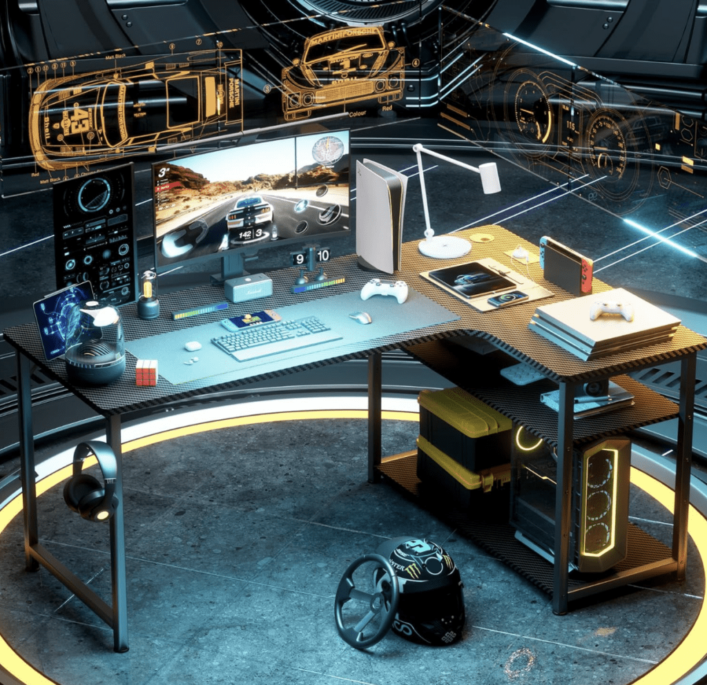 COMHOMA Gaming desk - DL002-120CT-BLK