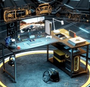Produktbild Gaming desk – DL002-120CT-BLK von COMHOMA