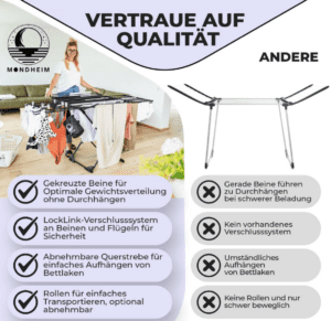 MONDHEIM Wäscheständer - Obsidian, Bild 7