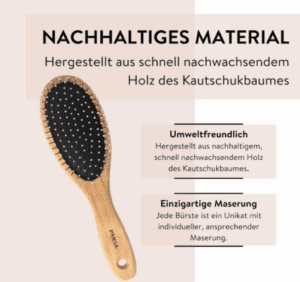PARSA Beauty Haarbürste Naturkautschuk, Bild 3