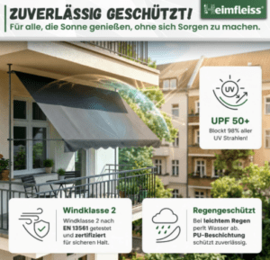 Heimfleiss Klemmmarkise, Bild 2