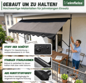Heimfleiss Klemmmarkise, Bild 3