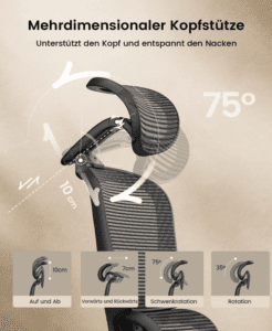 Protoarc Bürostuhl Ergonomisch - EC300, Bild 7