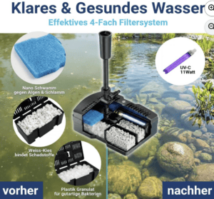 TEICHER Teichpumpe mit Filter und UV-Lampe, Bild 2