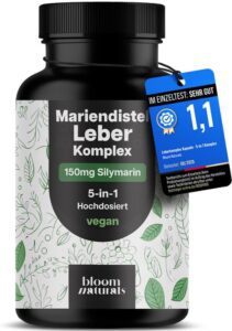 Produktbild Leberkomplex Kapseln – 5-in-1 Komplex von Bloom Naturals
