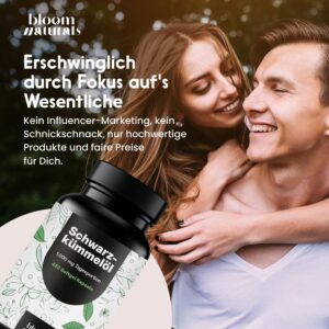 Bloom Naturals Schwarzkümmelöl Kapseln, Bild 6