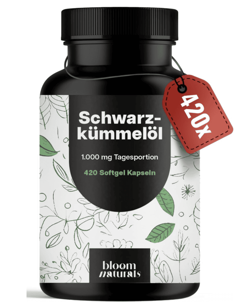 Bloom Naturals Schwarzkümmelöl Kapseln