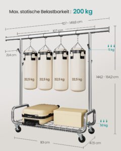 SONGMICS Kleiderständer - HSR014, Bild 3