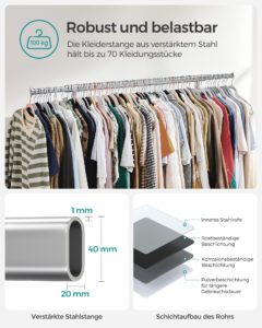 SONGMICS Kleiderständer - HSR13S, Bild 2
