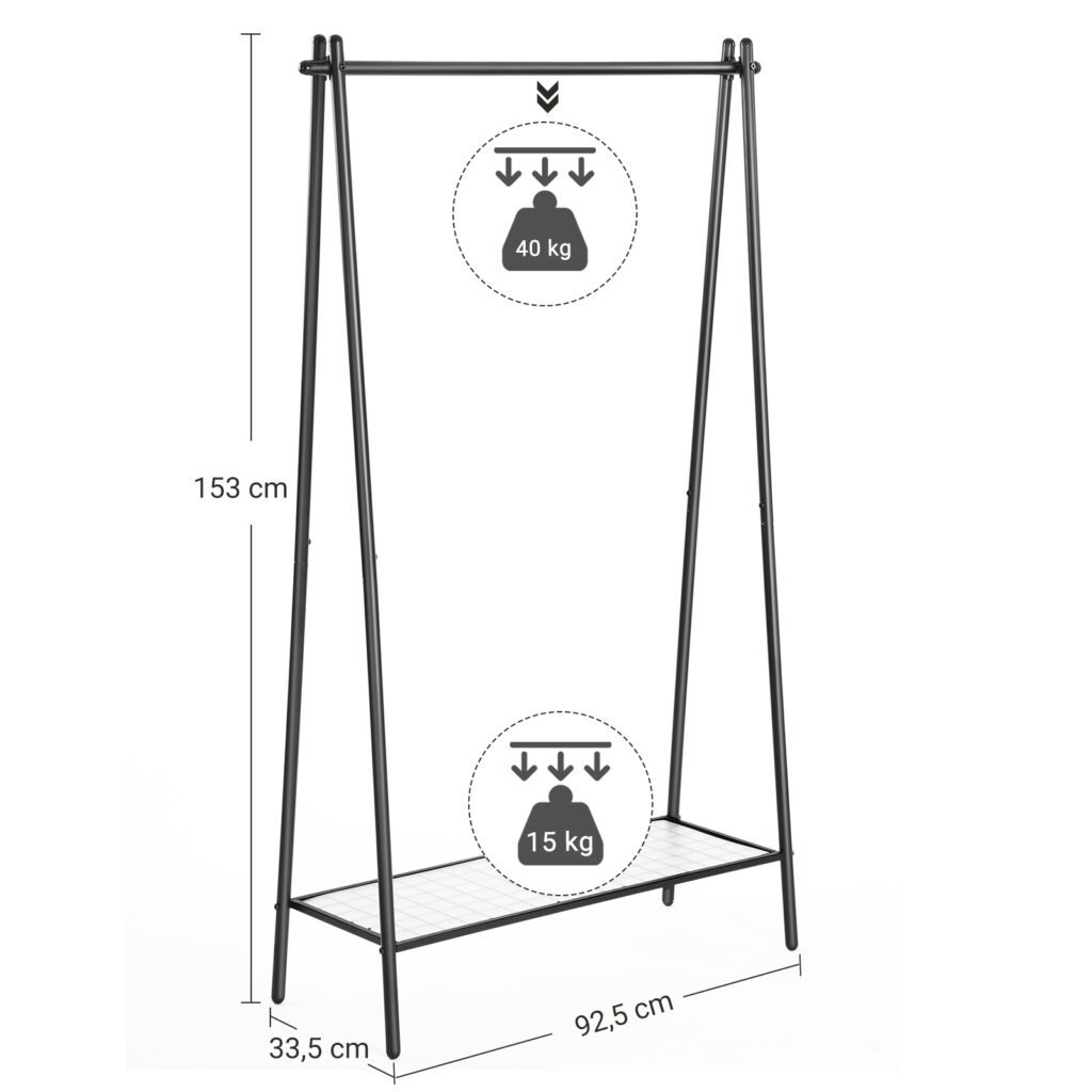 SONGMICS Kleiderständer - HSR23BK
