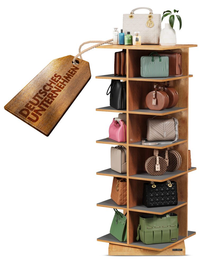 EVO CRAFT Schuh- und Taschenregal - Der Allrounder