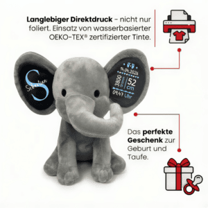 22Feels Elefant Kuscheltier, Bild 6