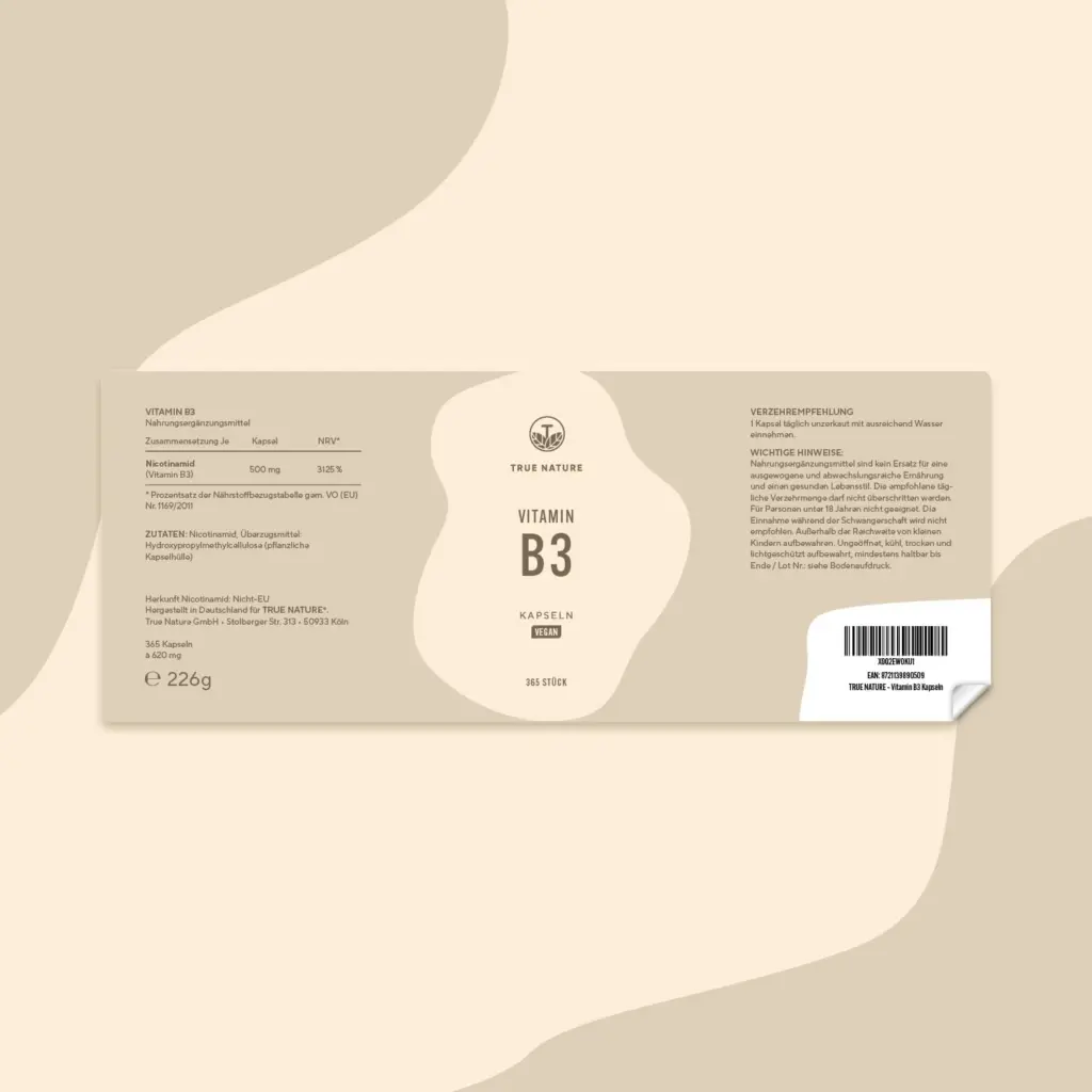 TRUE NATURE Vitamin B3 Kapseln