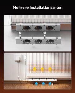 Wlikeit Heizkörper Ventilator - QJRF A, Bild 2