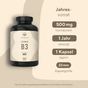 TRUE NATURE Vitamin B3 Kapseln, Bild 5