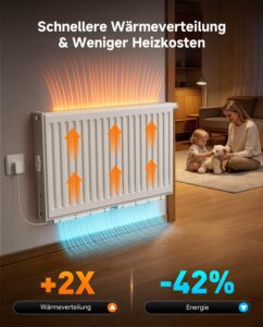 Wlikeit Heizkörper Ventilator - QJRF A, Bild 6