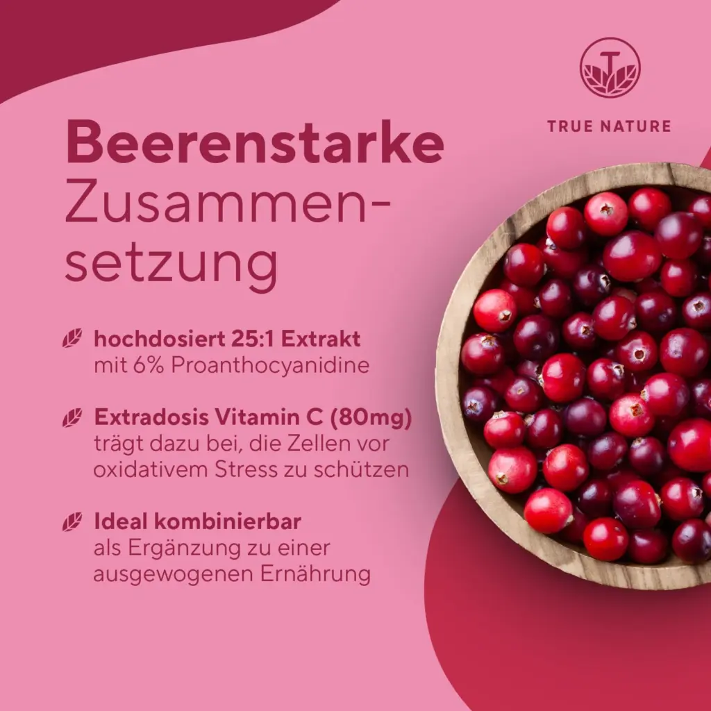 TRUE NATURE Cranberry Kapseln