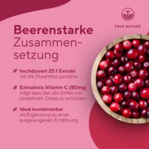 Produktbild Cranberry Kapseln von TRUE NATURE